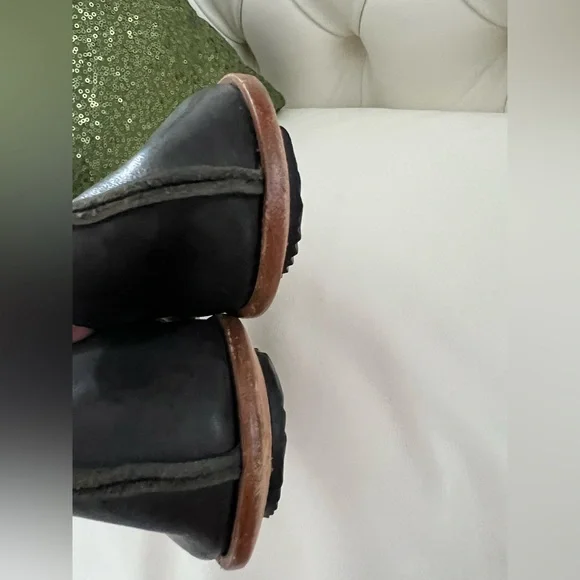 Cydwoq Black Leather Flat Shoes – EU 36 (Fits US 6.5) - Picture 9 of 10